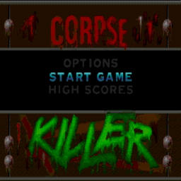 Corpse Killer (U) Title Screen